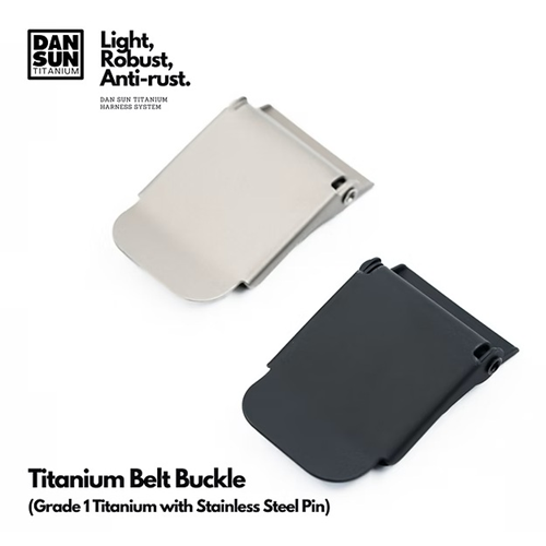 Dan Sun Titanium Belt Buckle Black